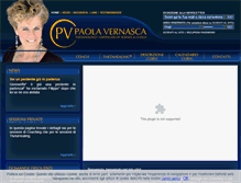 Tablet Screenshot of paolavernasca.com